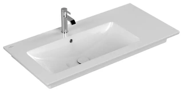 Villeroy & Boch SchrankWT Venticello 1000x500mm re-eckig BP links 1HL. m. ÜL. we Alpin c+