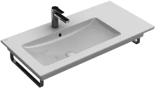Villeroy & Boch SchrankWT Venticello 1000x500mm re-eckig BP links m. ÜL. Weiß Alpin