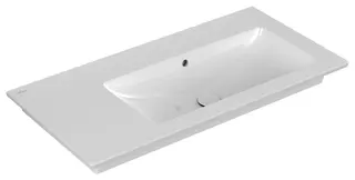 Villeroy & Boch SchrankWT Venticello 1000x500mm re-eckig BP rechts m. ÜL. Weiß Alpin cplus – Bild 2