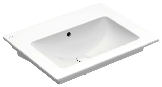 Villeroy & Boch Waschbecken Venticello 655x500mm Rechteck mit Überlauf Weiß Alpin