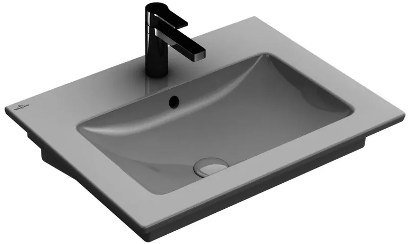 Villeroy & Boch Waschbecken Venticello 600x505mm Rechteck mit Überlauf Weiß Alpin