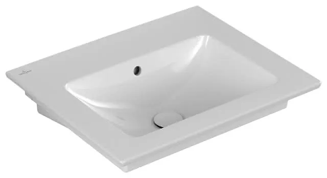 Villeroy & Boch Waschbecken Venticello 600x505mm Rechteck m. ÜL. Weiß Alpin CeramicPlus