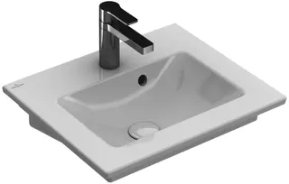 VB Handwaschbecken Venticello 500x420mm Rechteck 1HL. mit Überlauf Weiß Alpin