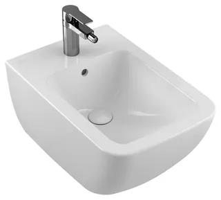 Villeroy & Boch Bidet Venticello 560x375x285mm Rechteck wandhängend Weiß Alpin – Bild 2