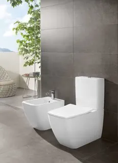 Villeroy & Boch T-WCKombi Venticello 375x700x400mm re-eckig bodenst Abg. waagr. DF we Alpin – Bild 3