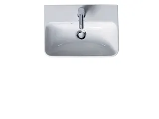 Duravit Handwaschbecken ME by Starck 450 mm mit ÜL, mit HLB, 1 HL, weiß – Bild 2