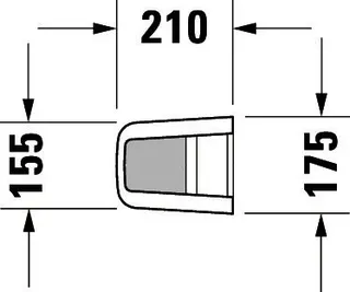 Duravit Standsäule ME by Starck für 233565, 233560, 233555, weiß – Bild 3