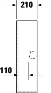 Duravit Standsäule ME by Starck für 233565, 233560, 233555, weiß – Bild 5
