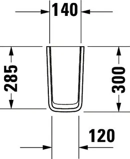 Duravit Halbsäule ME by Starck für 233565, 233560, 233555, weiß – Bild 3