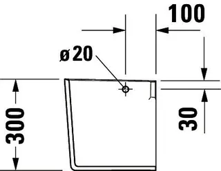 Duravit Halbsäule ME by Starck für 233565, 233560, 233555, weiß – Bild 4