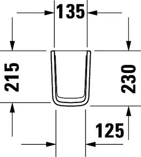 Duravit Halbsäule ME by Starck für 071945, weiß – Bild 3