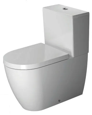 Duravit Stand-WC Kombi ME by Starck 650 mm Tiefspüler, f.SPK, Abg.vario, weiß