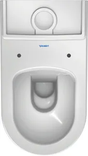Duravit Stand-WC Kombi ME by Starck 650 mm Tiefspüler, f.SPK, Abg.vario, weiß – Bild 2