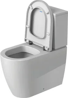 Duravit Stand-WC Kombi ME by Starck 650 mm Tiefspüler, f.SPK, Abg.vario, weiß – Bild 3