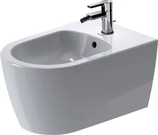 DU Wand-Bidet ME by Starck 570 mm m.ÜL, m.HLB, 1 HL, Durafix, weiß