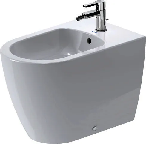 Duravit Stand-Bidet ME by Starck 600 mm mit ÜL, mit HLB, 1 HL, BTW, weiß