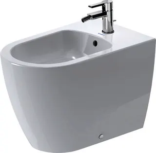 DU Stand-Bidet ME by Starck 600 mm mit ÜL, mit HLB, 1 HL, BTW, weiß