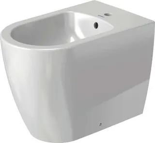Duravit Stand-Bidet ME by Starck 600 mm mit ÜL, mit HLB, 1 HL, BTW, weiß – Bild 3