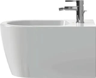Duravit Stand-Bidet ME by Starck 600 mm mit ÜL, mit HLB, 1 HL, BTW, weiß – Bild 4