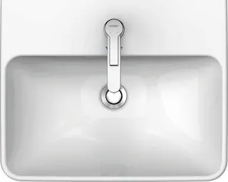 Duravit Waschtisch ME by Starck 550 mm mit ÜL, mit HLB, 1 HL, weiß – Bild 3