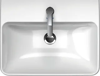 Duravit Waschtisch ME by Starck 600 mm mit ÜL, mit HLB, 1 HL, weiß – Bild 5
