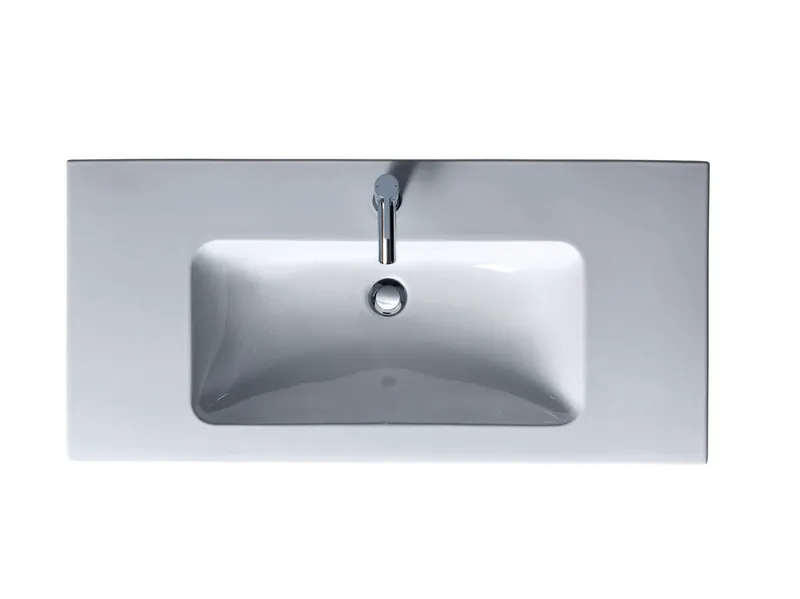 Duravit Möbelwaschtisch ME by Starck 1030 mm mit ÜL, mit HLB, 1 HL, weiß