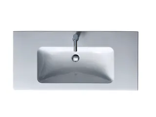 Duravit Möbelwaschtisch ME by Starck 1030 mm mit ÜL, mit HLB, 1 HL, weiß WonderGliss