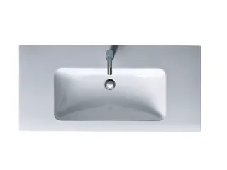 Duravit Möbelwaschtisch ME by Starck 1030 mm mit ÜL, mit HLB, 1 HL, weiß – Bild 2
