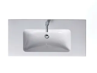 Duravit Möbelwaschtisch ME by Starck 1030 mm mit ÜL, mit HLB, 1 HL, weiß WonderGliss – Bild 3