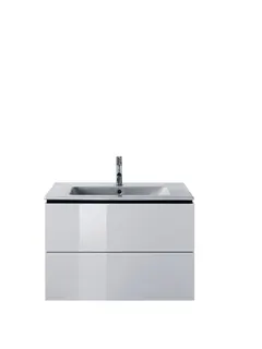 Duravit Möbelwaschtisch ME by Starck 830 mm mit ÜL, mit HLB, 1 HL, weiß WonderGliss – Bild 5