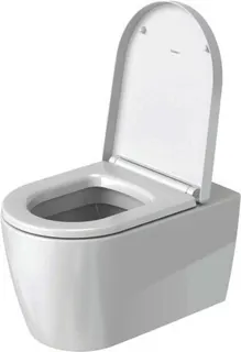 Duravit Wand-WC ME by Starck 570 mm Tiefspüler, Durafix, weiß – Bild 5
