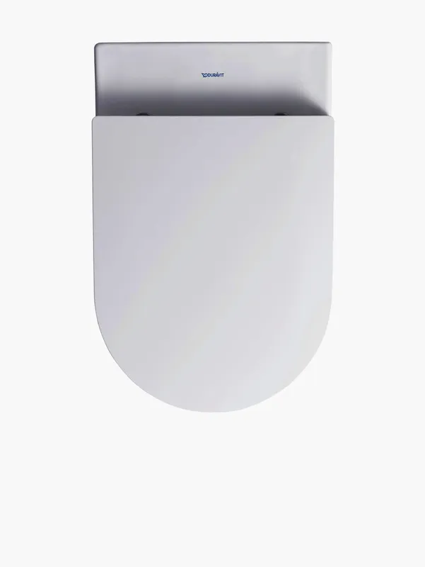 Duravit Wand-WC ME by Starck 570 mm Tiefspüler, Durafix, weiß HygieneGlaze