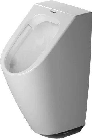 Duravit Urinal ME by Starck, Zulauf v.hinten rimless, f.Netz, o.Fliege, weiß