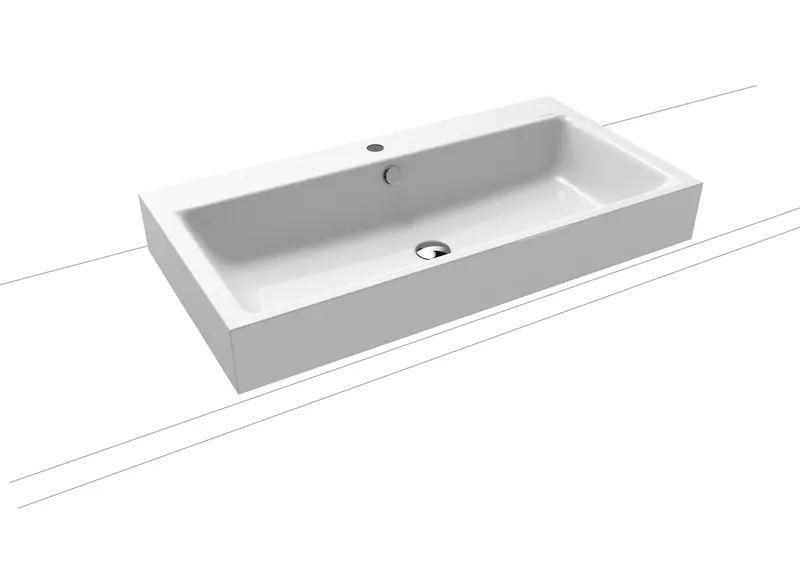 Kaldewei WB PURO Mod.3158,900x460mm,alpwe,PEFF ,AD,m. 1HL,mÜL,chr