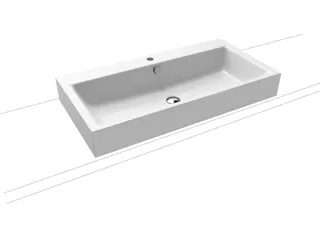 Kaldewei WB PURO Mod.3158,900x460mm,alpwe,PEFF ,AD,m. 1HL,mÜL,chr