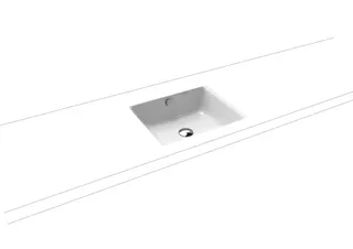Kaldewei WB PURO UNTERBAUWASCHTISCH Mod.3159, 460x385mm,alpinweiß,PEFF,AD,mÜL,chr