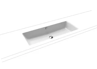 Kaldewei WB PURO UNTERBAUWASCHTISCH Mod.3161, 900x385mm,alpinweiß,PEFF,AD,mÜL,chr