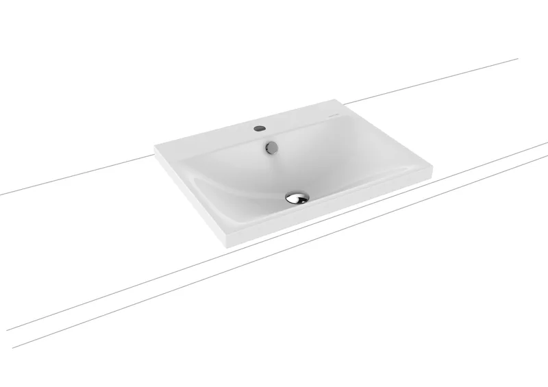 Kaldewei WB SILENIO Mod.3040,600x460mm,alpwe, PEFF,AD,m. 1HL,mÜL,chr