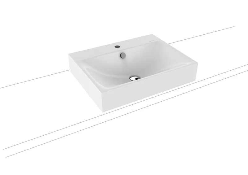 Kaldewei WB SILENIO Mod.3042,600x460mm,alpwe, PEFF,AD,m. 1HL,mÜL,chr