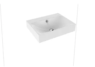 Kaldewei WB SILENIO WANDWASCHTISCH Mod.3044, 600x460mm,alpinweiß,PEFF,AD,mÜL,chr