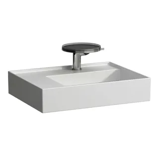 Waschtisch K-LAUFEN 460x600x150 1 Hlo.Ül. versteckter Abl. Ablg. links we