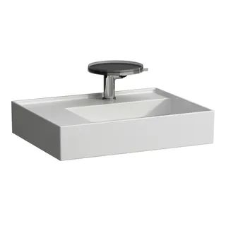 Waschtisch K-LAUFEN 460x600x150 3 Hlo.Ül. versteckter Abl. Ablg. links we