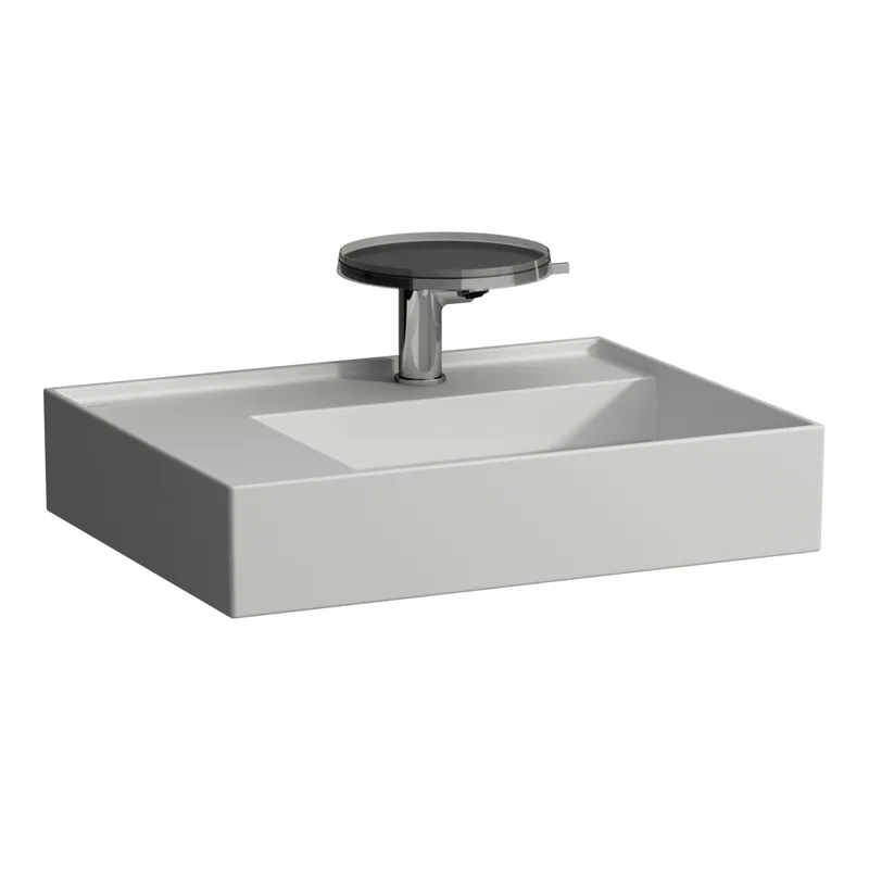Waschtisch K-LAUFEN 460x600x150 1 Hlo.Ül. versteckter Abl. Ablg. links we ma.