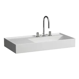 Waschtisch K-LAUFEN 460x900x150 1 Hlo.Ül. versteckter Abl. Ablg. links we