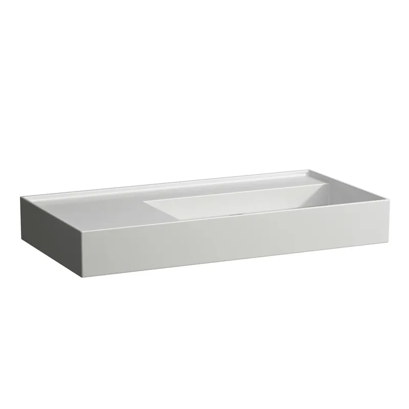 Waschtisch K-LAUFEN 460x900x150 o. Hlo.Ül. versteckter Abl. Ablg. links we