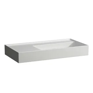 Waschtisch K-LAUFEN 460x900x150 o. Hlo.Ül. versteckter Abl. Ablg. links LCC we