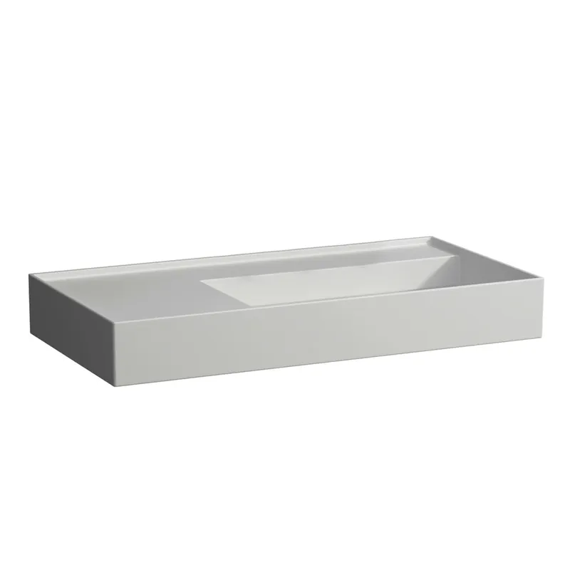 Waschtisch K-LAUFEN 460x900x150 o. Hlo.Ül. versteckter Abl. Ablg. links we ma.