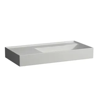 Waschtisch K-LAUFEN 460x900x150 o. Hlo.Ül. versteckter Abl. Ablg. links we ma.