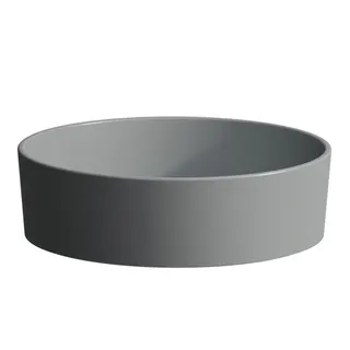 Waschtisch-Schale K-LAUFEN 420x420x135 ohne Hahnloch ohne Überlauf grau matt