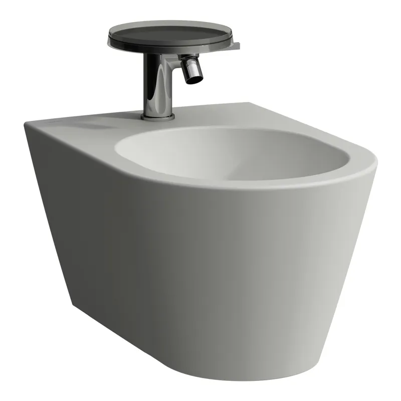Wandbidet K-LAUFEN 545x370 1 Hahnloch o. seitl. Loch f. Wasserans weiß matt